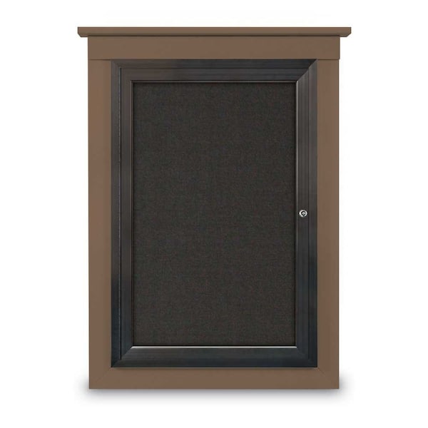 Sliding Glass Enclosed Letterboard, 96"x3